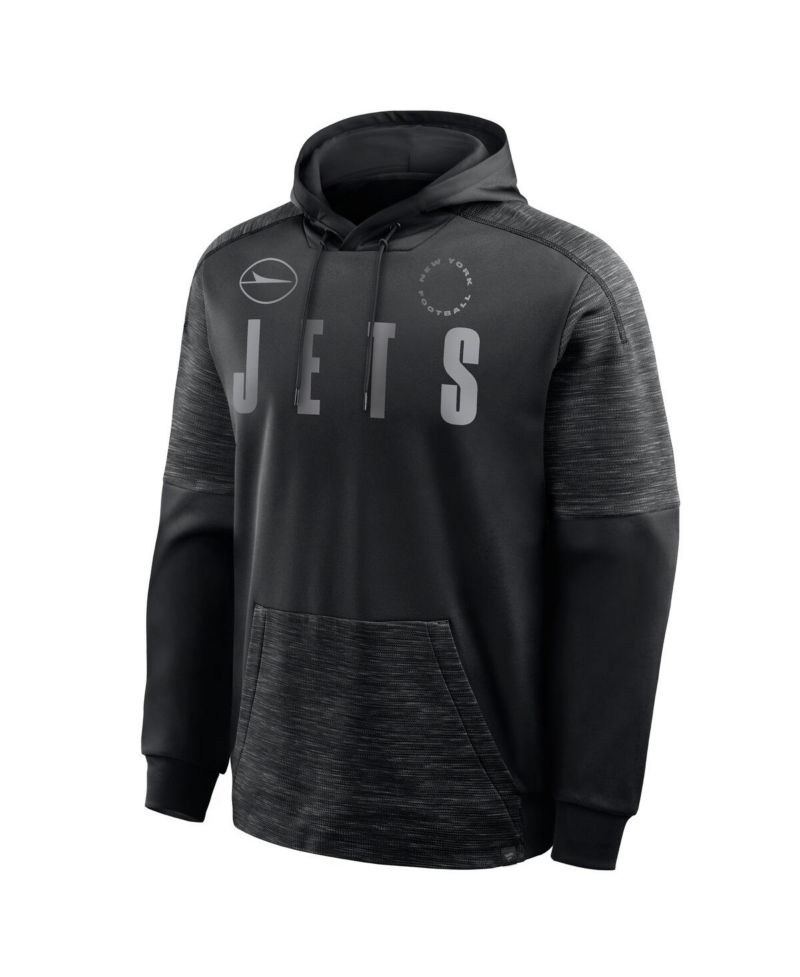 Men's Black New York Jets Chip Shot Pullover Hoodie