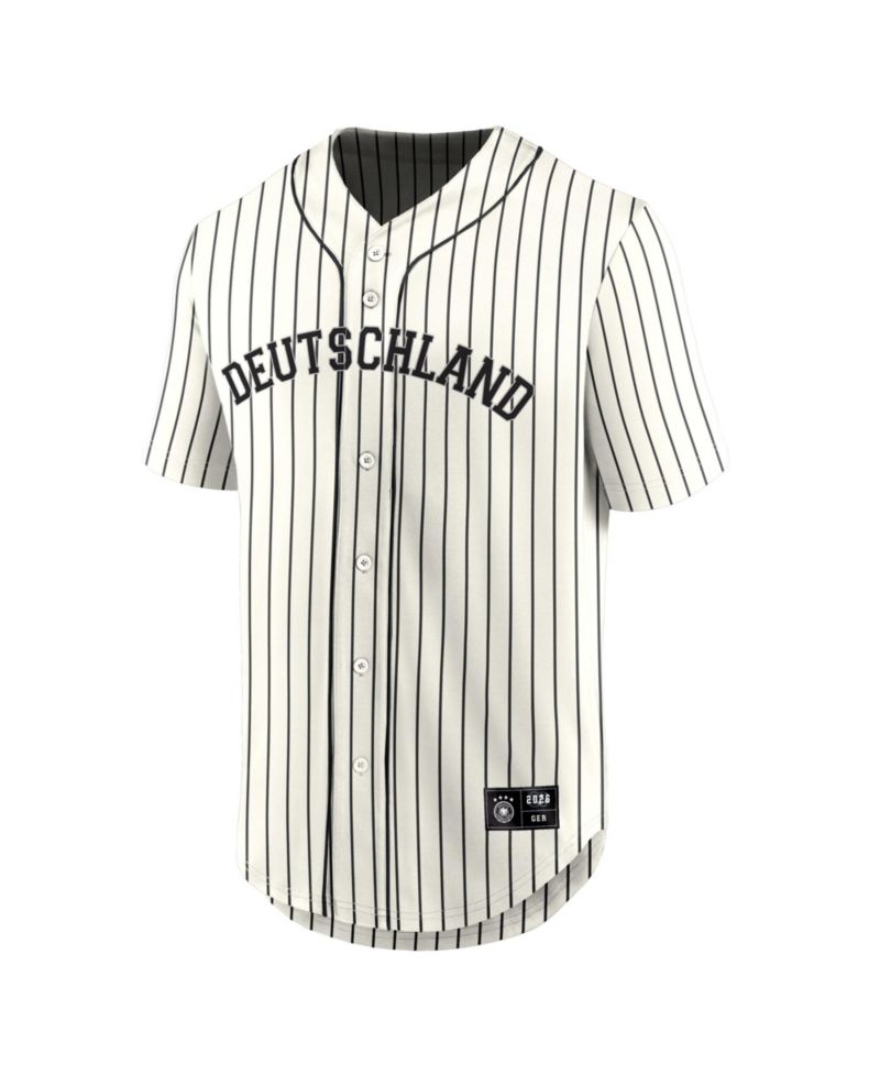 Men's Cream Germany National Team Oversized Baseball Jersey