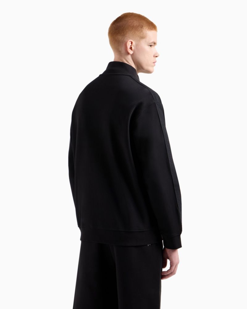 Men's Regular-Fit Logo Tape Full-Zip Track Jacket