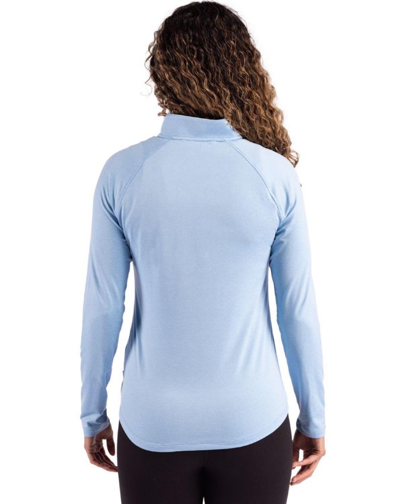 Women's Cutter and Buck Coastline Epic Comfort Recycled Quarter Zip