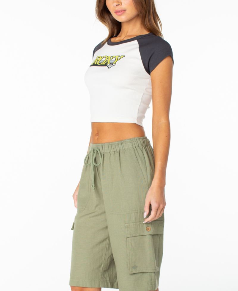 Women's Graphic Cropped Baby Tee
