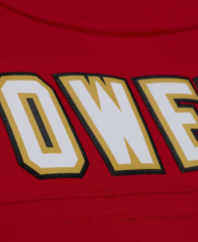 Men's Mitchell Ness Terrell Owens Red San Francisco 49ers 1996 Legacy Replica Player Jersey