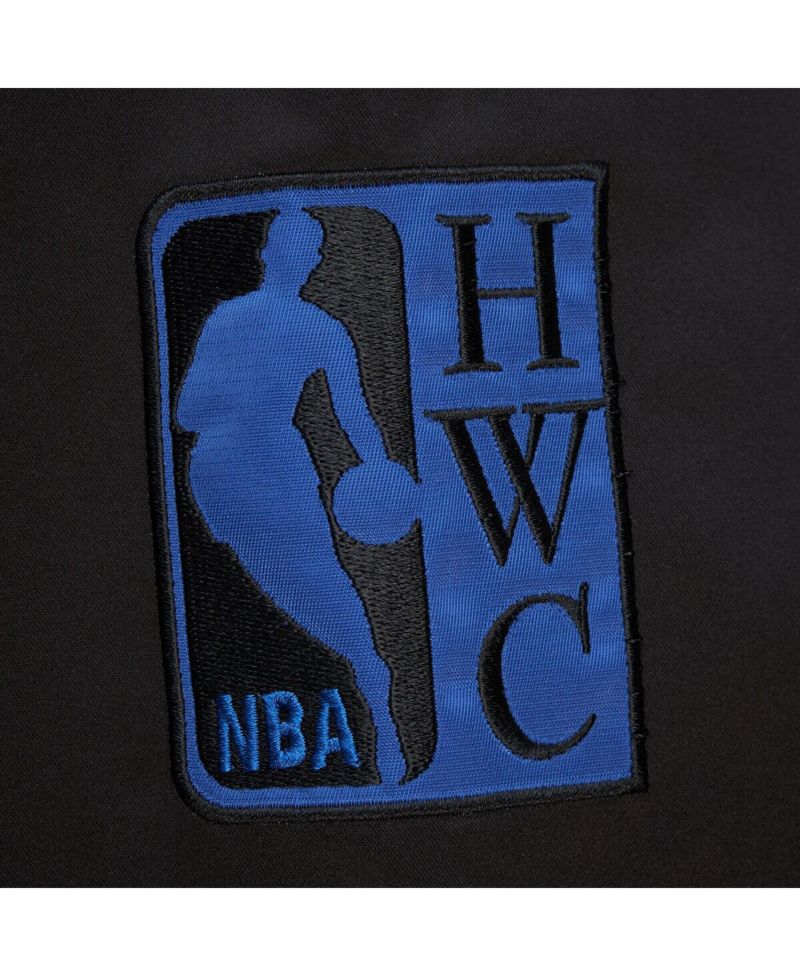 Men's Black Orlando Magic Hardwood Classics Team OG 3.0 Lightweight Satin Full-Snap Jacket