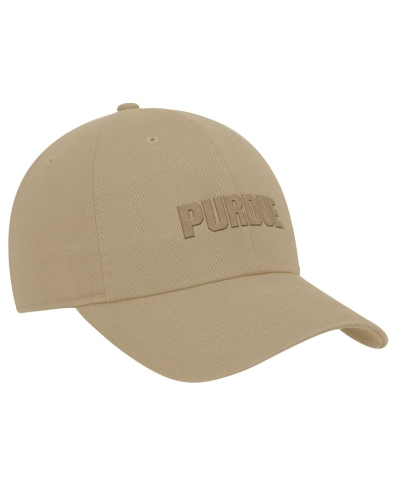 Men's Beige Purdue Boilermakers Club Adjustable Hat