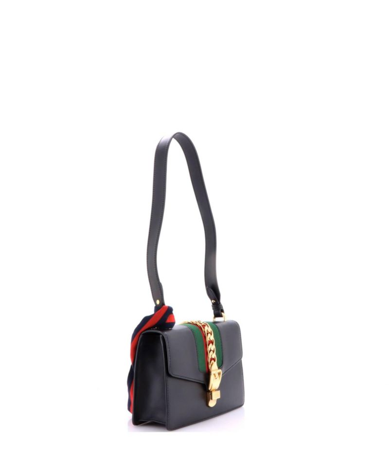 Small Sylvie Shoulder Bag Leather
