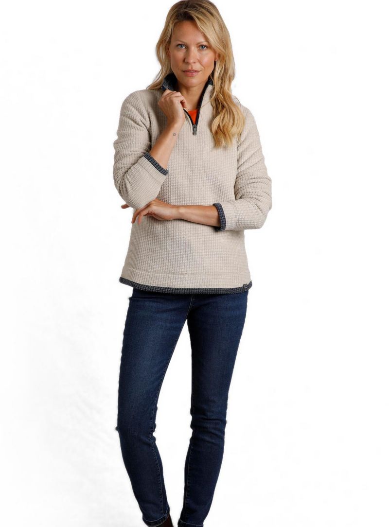 Women's Beye 1/4 Zip Grid Fleece