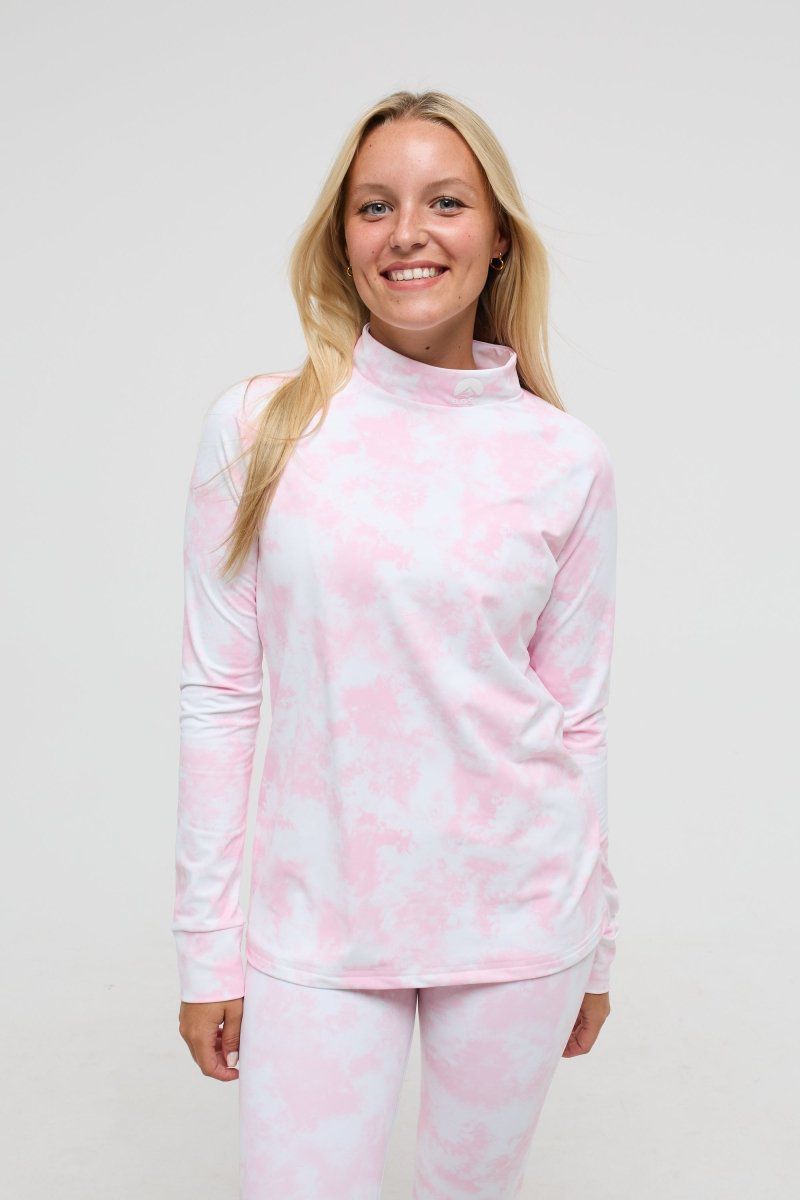 Women's Baselayer Top - Pink Signature Collection