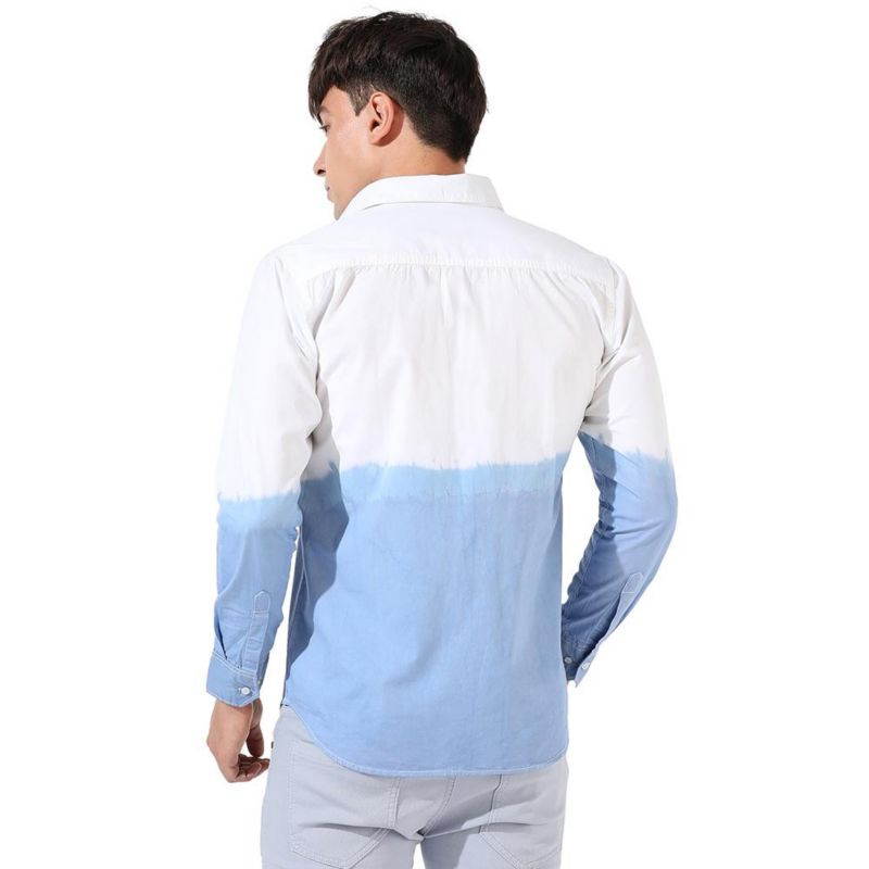 Men's Ombre Contrast Shirt