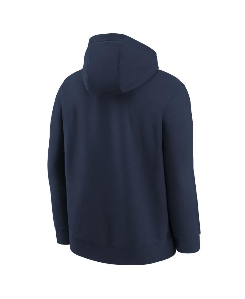 Big Boys and Girls Navy Minnesota Timberwolves 2025/26 Club Fleece Practice Hoodie