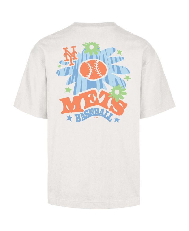 Men's Cream New York Mets Flora Foundation T-Shirt
