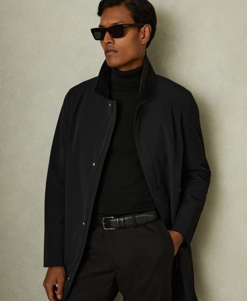 Men's Logan Hybrid Removable Funnel Neck Overcoat
