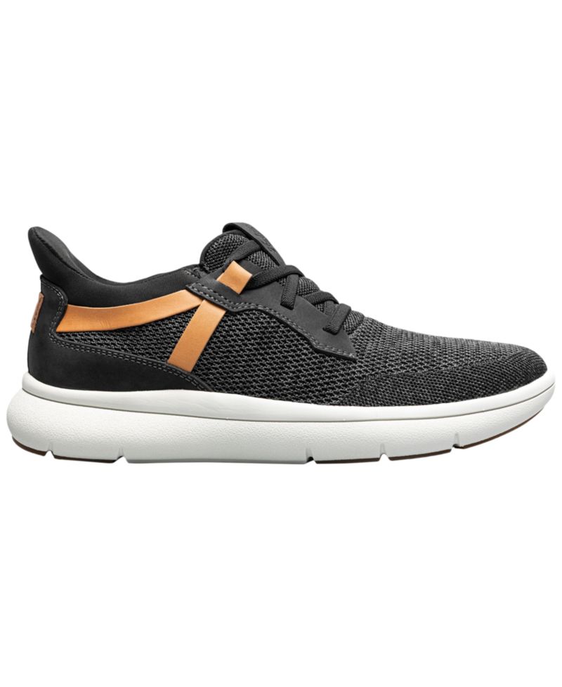 Men's Fleet Knit Elastic Lace Slip-On Sneakers