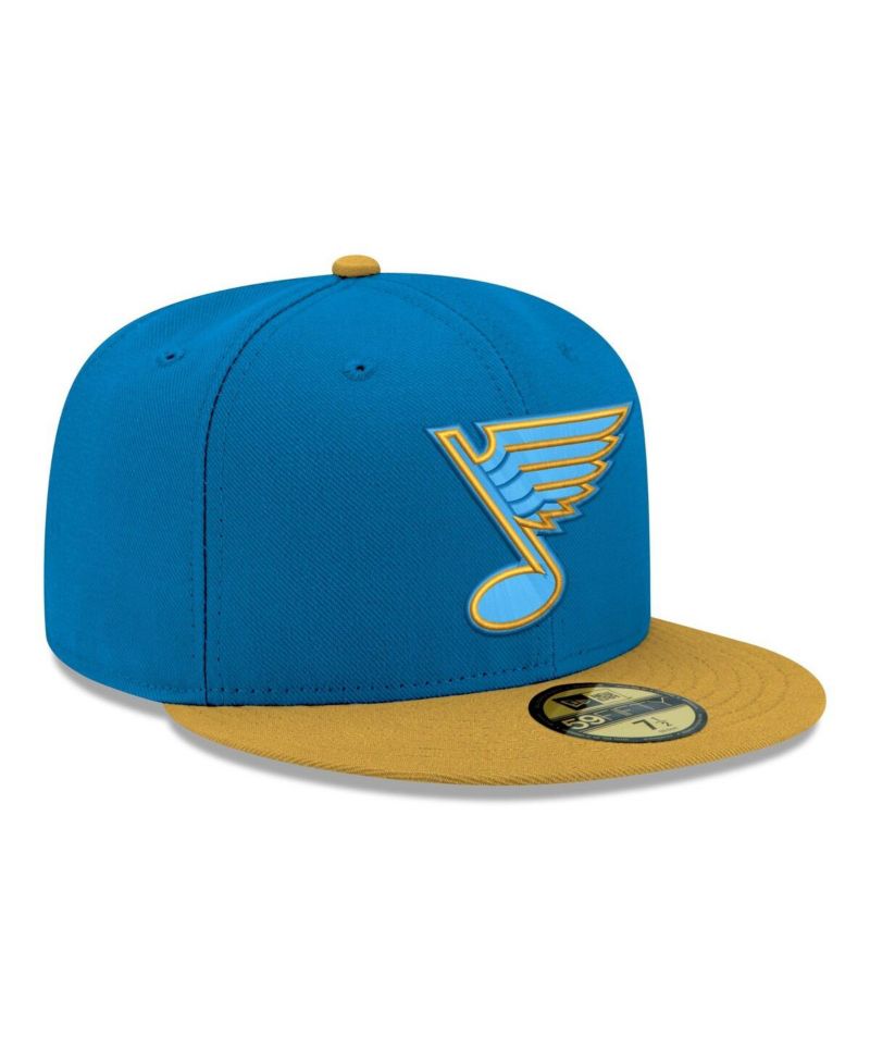 Men's Blue St. Louis Blues Core Logo Two-Tone 59FIFTY Fitted Hat