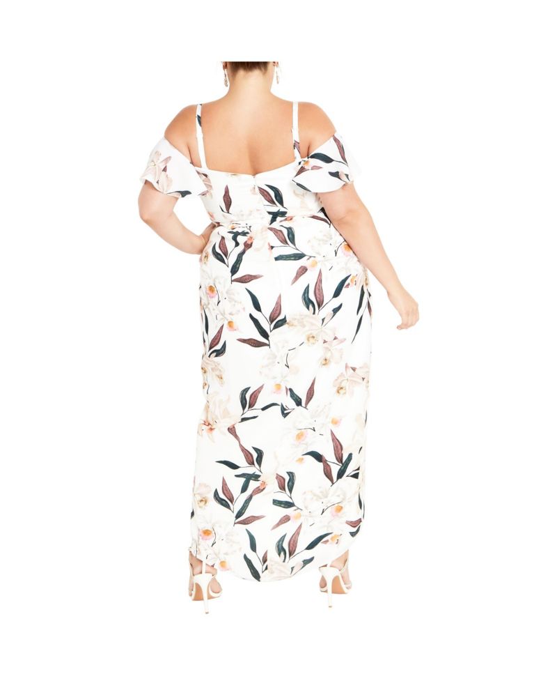Plus Size Sweet Orchid Maxi Dress