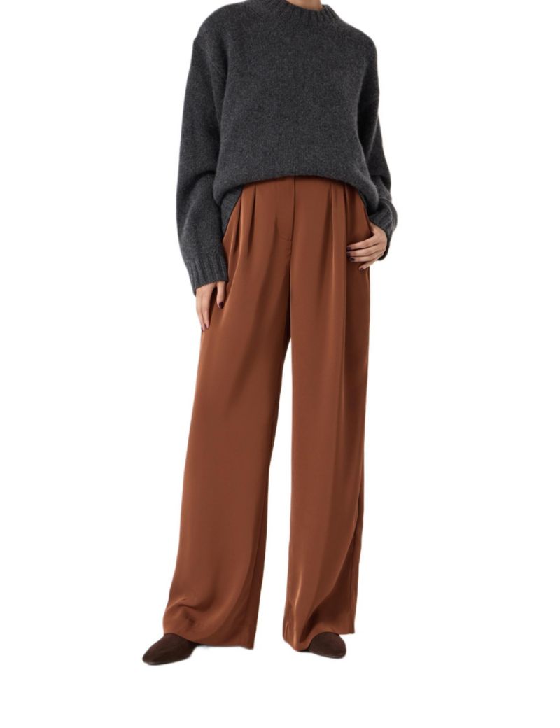 Women's Lya Satin Twill Wide Leg Pants