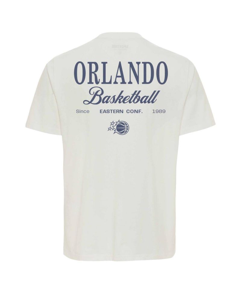 Men's and Women's Cream Orlando Magic Athletic Club Collection Duke Relaxed fit Premium T-Shirt