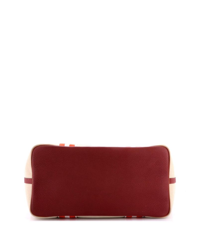 Pursangle Tote Canvas with Leather