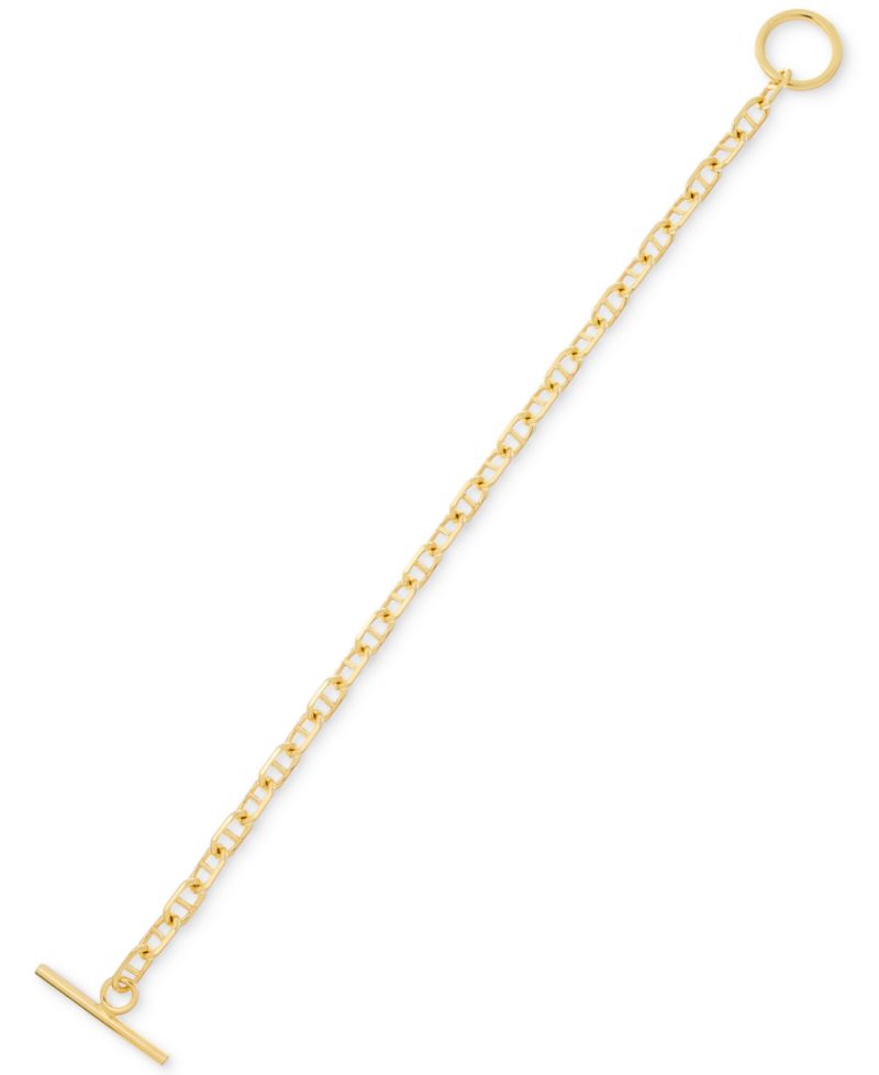 Mariner Link Chain Toggle Bracelet in 14k Gold-Plated Sterling Silver