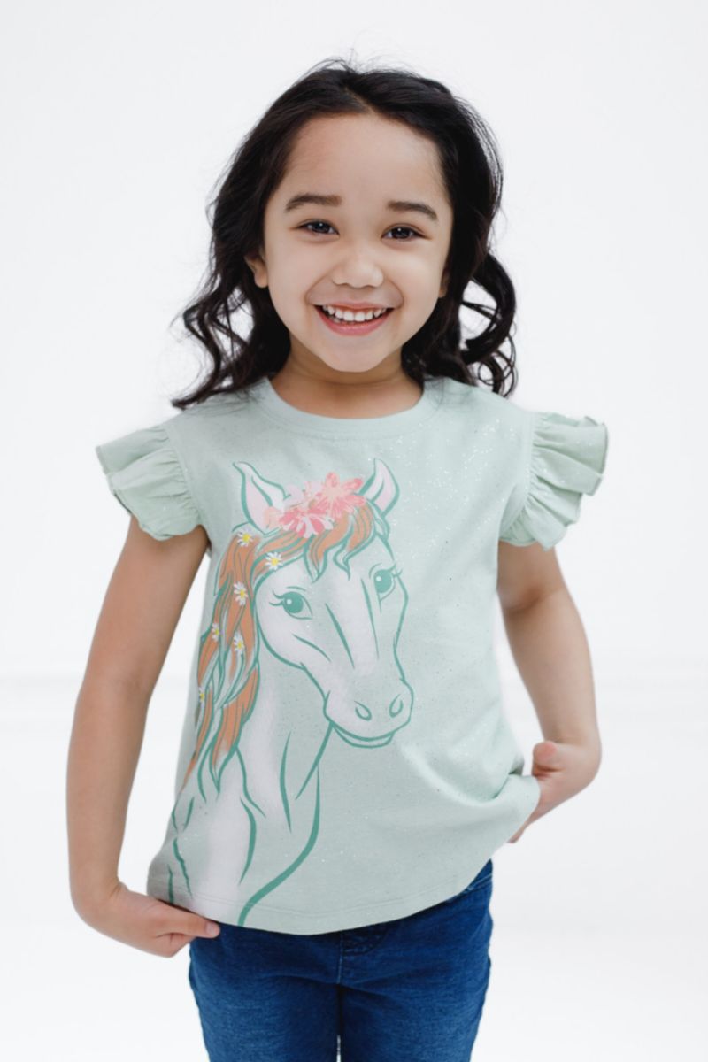 Little Girls Short Sleeve T-Shirt