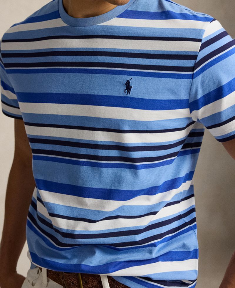 Men's Classic-Fit Striped Jersey T-Shirt
