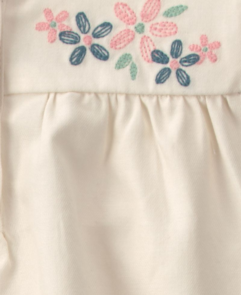Baby Girls' Floral Long-Sleeve Top and Pants, 2-Piece Set