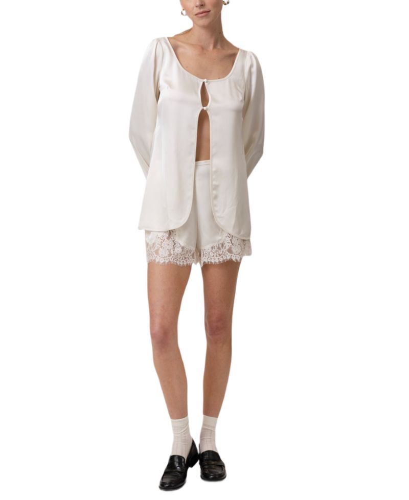 Women's Nicolo Lace Trim Shorts