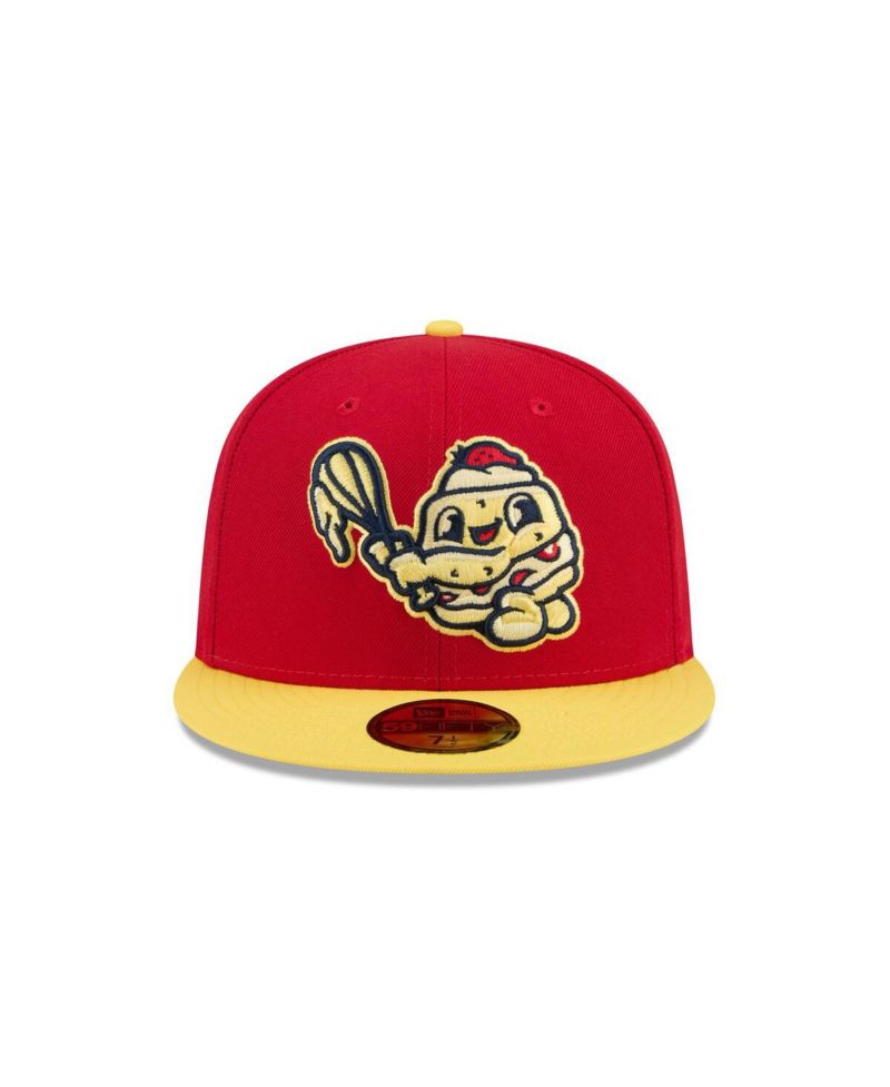 Men's Red Binghamton Rumble Ponies Theme Nights 59FIFTY Fitted Hat