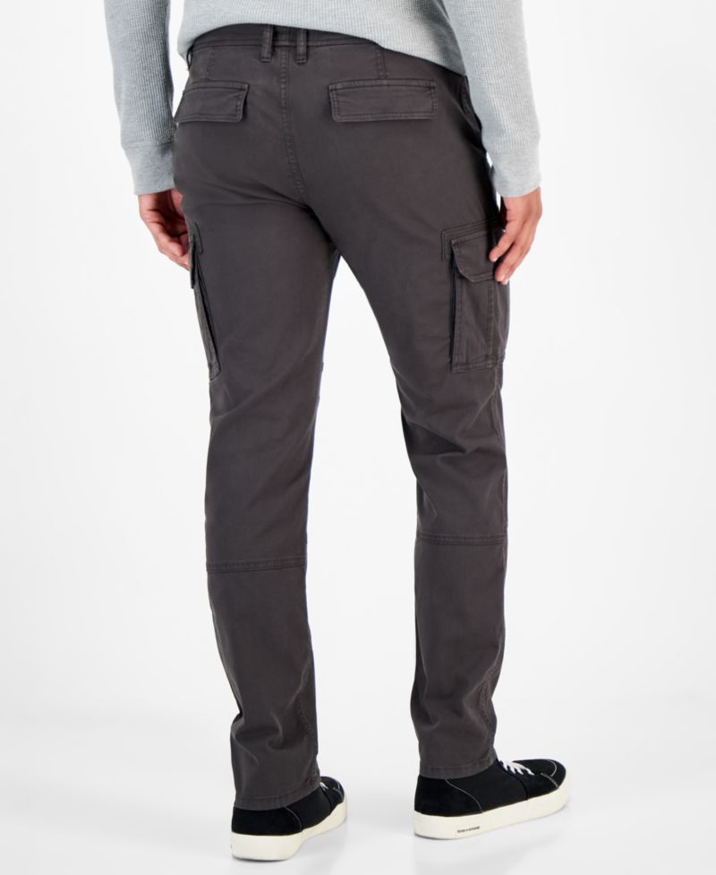 Men's Garment-Dyed Tapered Cargo Pants