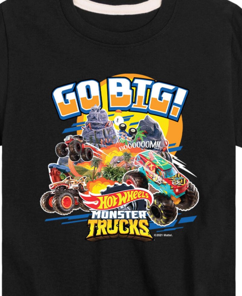 Big Boys Hot Wheels Go Big Graphic T-Shirt