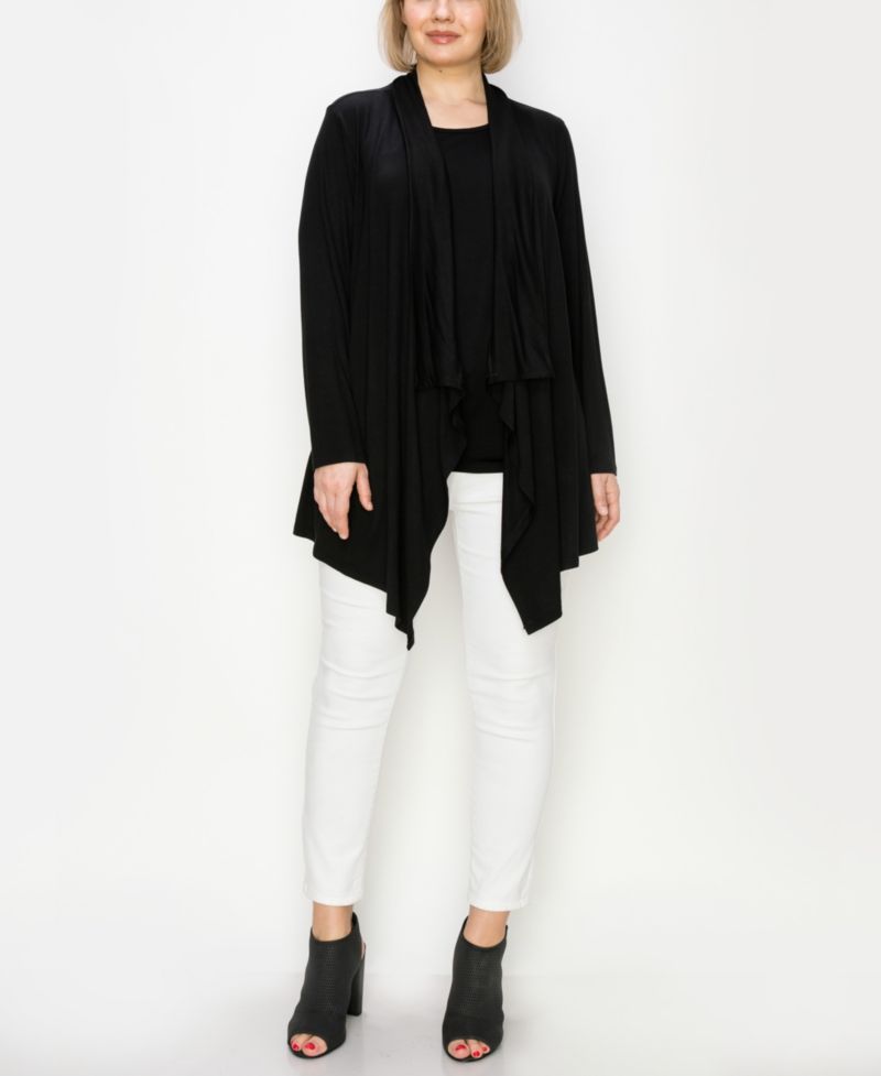 Plus Size Flyaway Cardigan Sweater