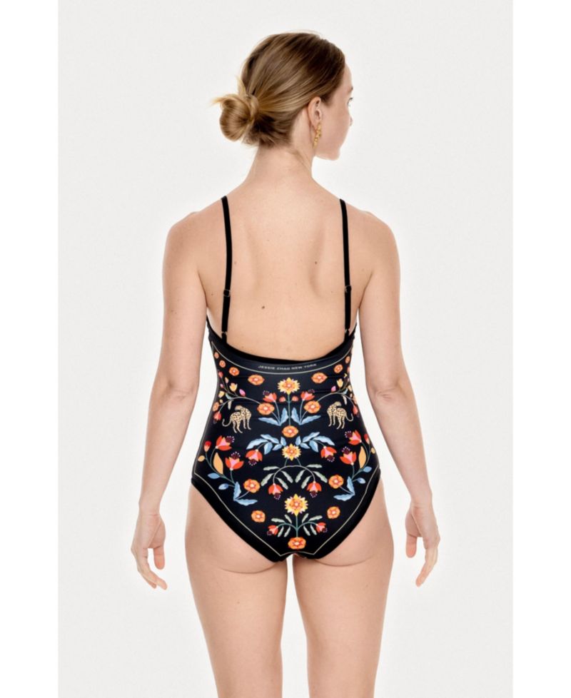 Women's Night Imagination Reversible V-Neck One-Piece Swimsuit