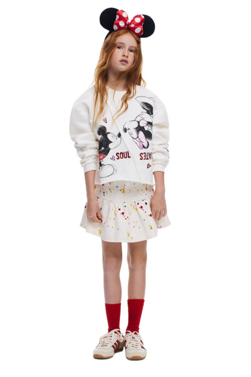Girls's Mickey Mouse Kiss Sweatshirt