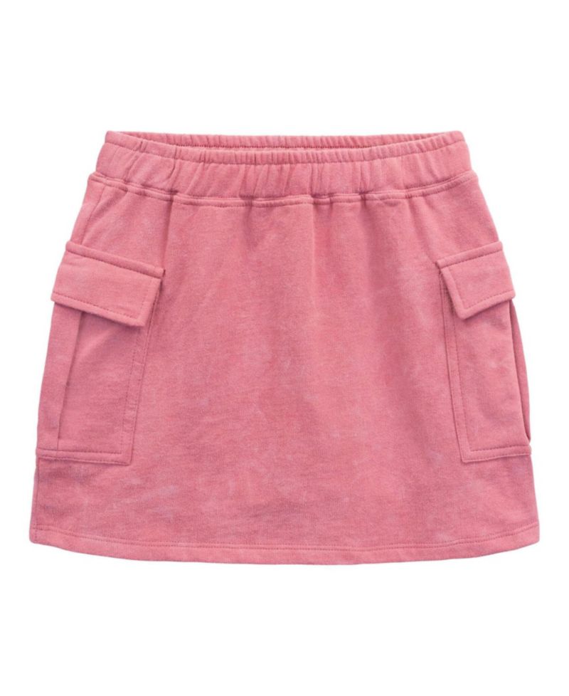 Supergirl Girls' Cropped 5-16 2-Piece T-Shirt and Skort Set
