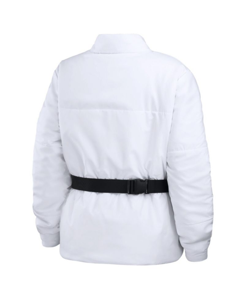 Women's White Seattle Seahawks Packaway Full-Zip Puffer Jacket