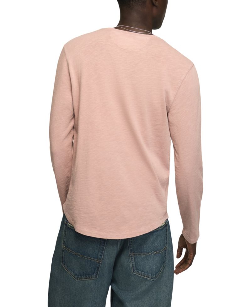 Men's Long-Sleeve Weekend Slub Henley Shirt