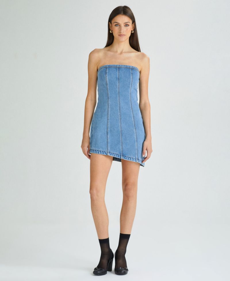 Women’s Bustier Strapless Mini Dress