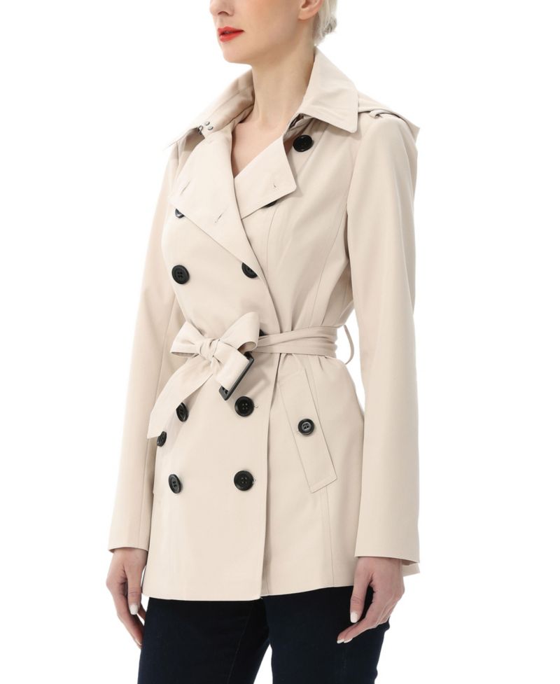 Women's kimi + kai Classic Short Trench Coat