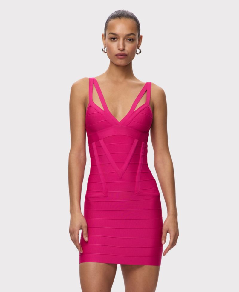 Women's V-Neck Mini Dress