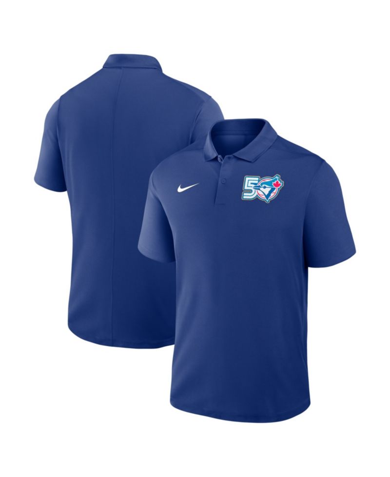 Men's Royal Toronto Blue Jays 50th Season Victory Dri-FIT Polo Shirt