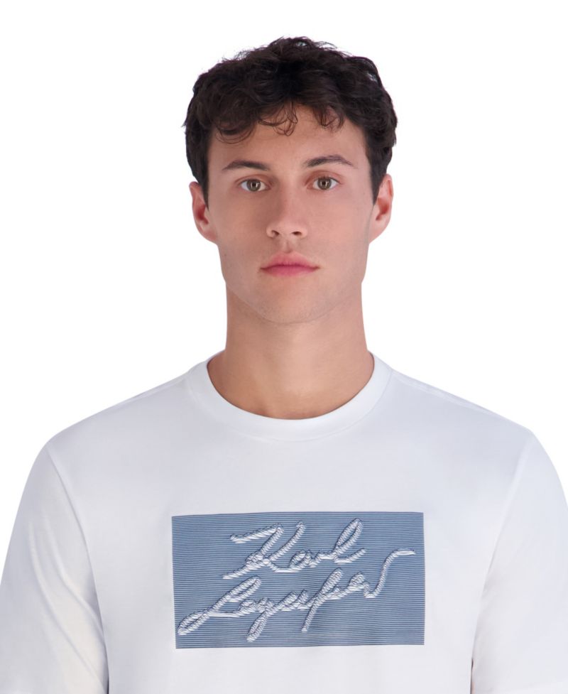 Men's Embroidered Signature T-Shirt