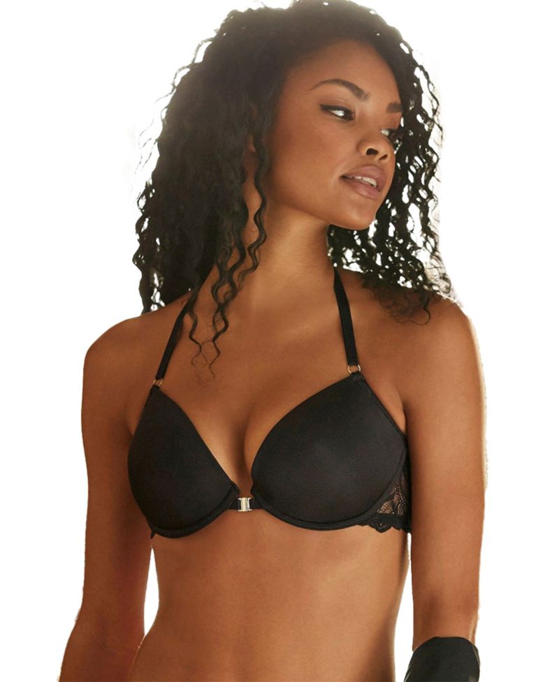 Women's Racerback O-Chain Underwire Push-Up Padded Push-Up Bra