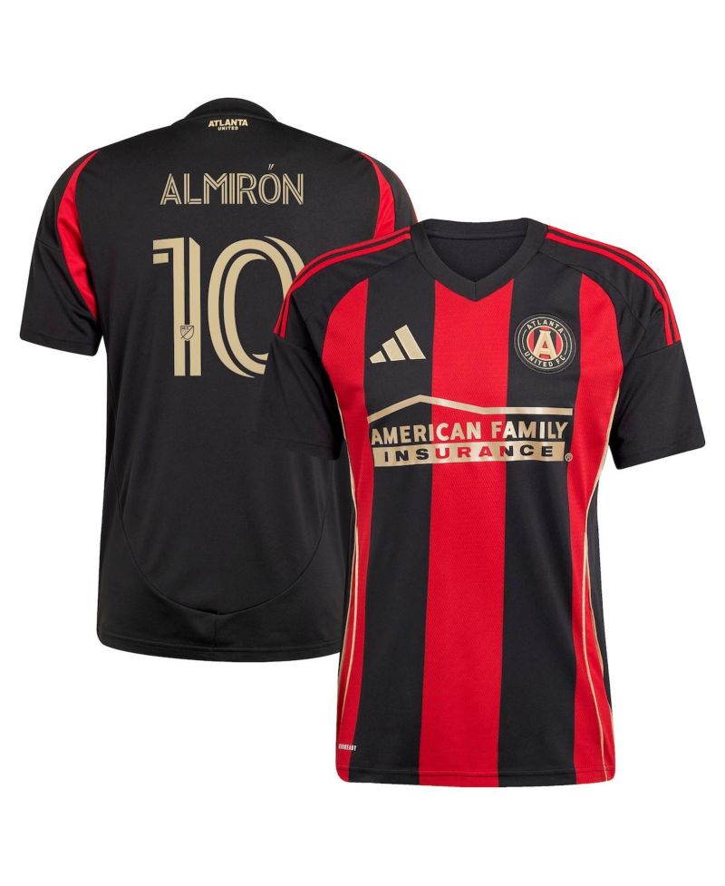 Men's Miguel Almiron Black Atlanta United FC 2025 The Connector Replica Player Jersey