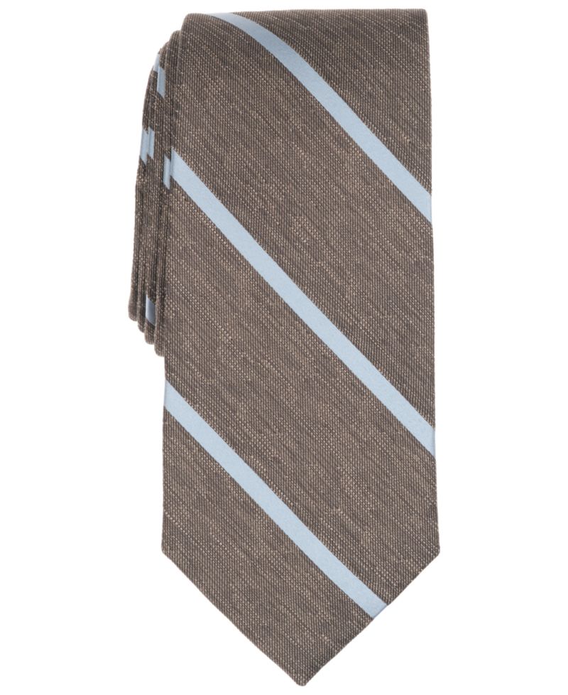 Men's Linen Stripe Tie
