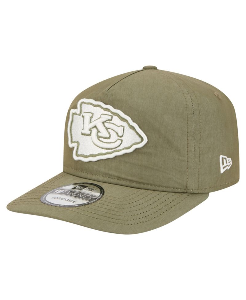Men's Olive Kansas City Chiefs Nylon 19TWENTY Adjustable Hat