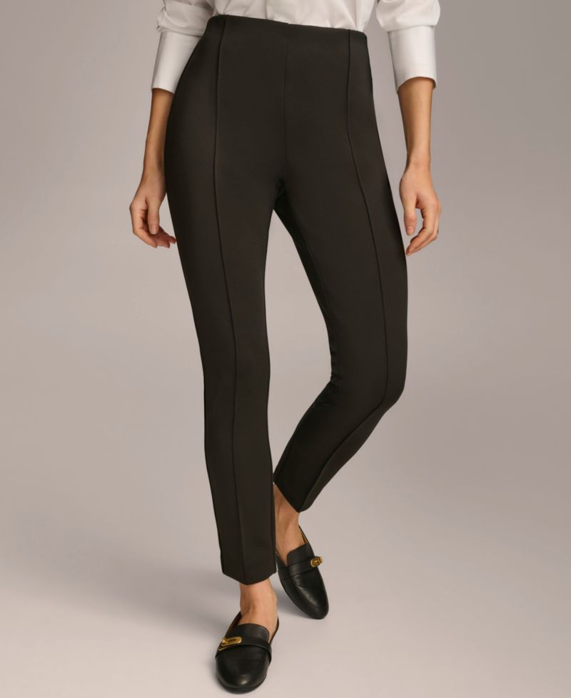 Petite Mid-Rise Ankle-Length Pants