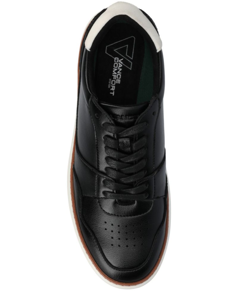 Men's Hustle Comfort Perforated Low Top Flexible Court Sneakers