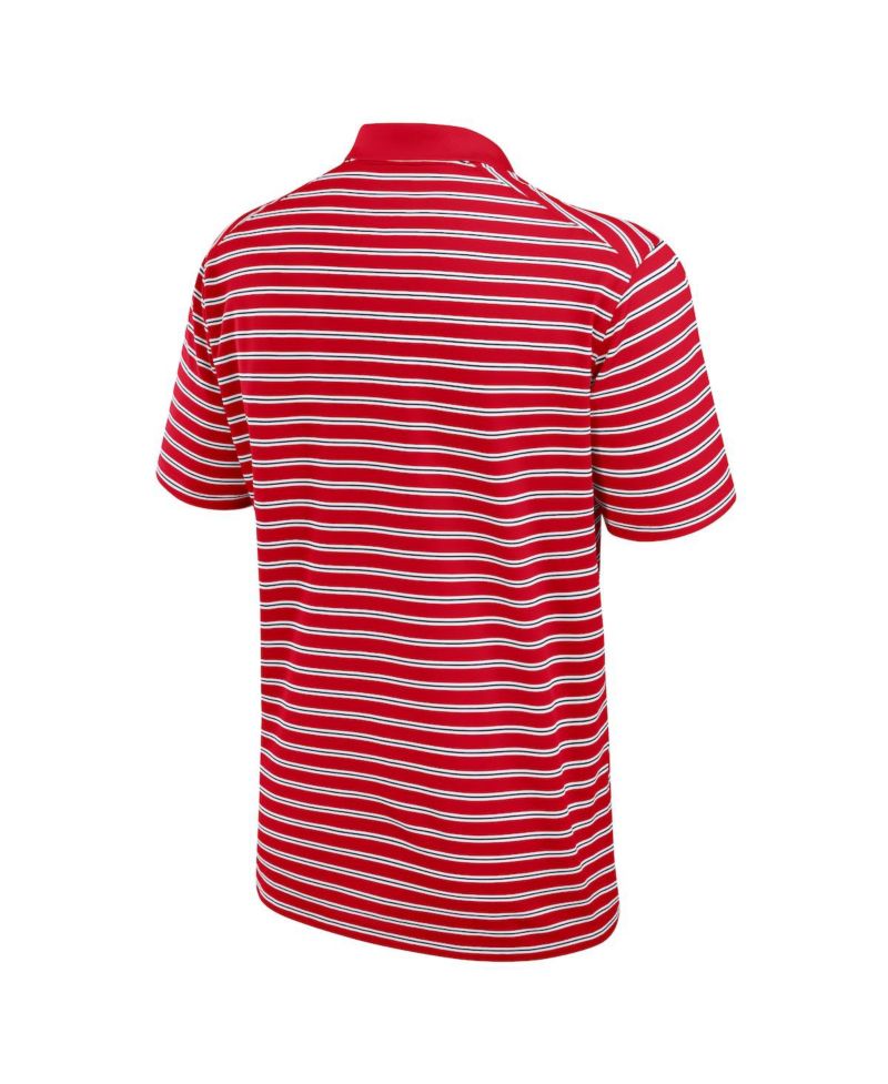 Men's Georgia Bulldogs Primetime Victory Striped Performance Polo