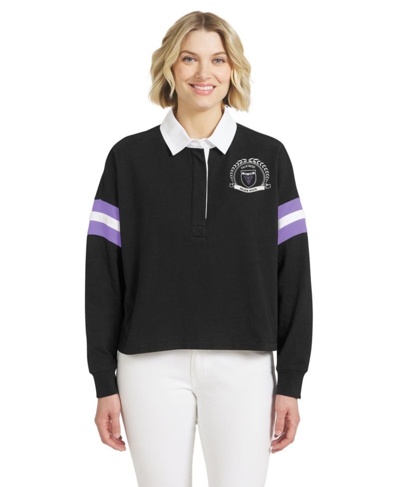 Women's Black Golden State Valkyries Rugby Shirt