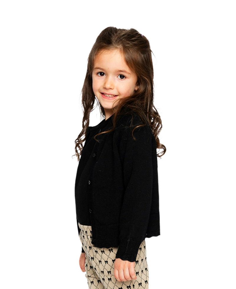 Little and Big Girl (6- 14) Knit Cardigan