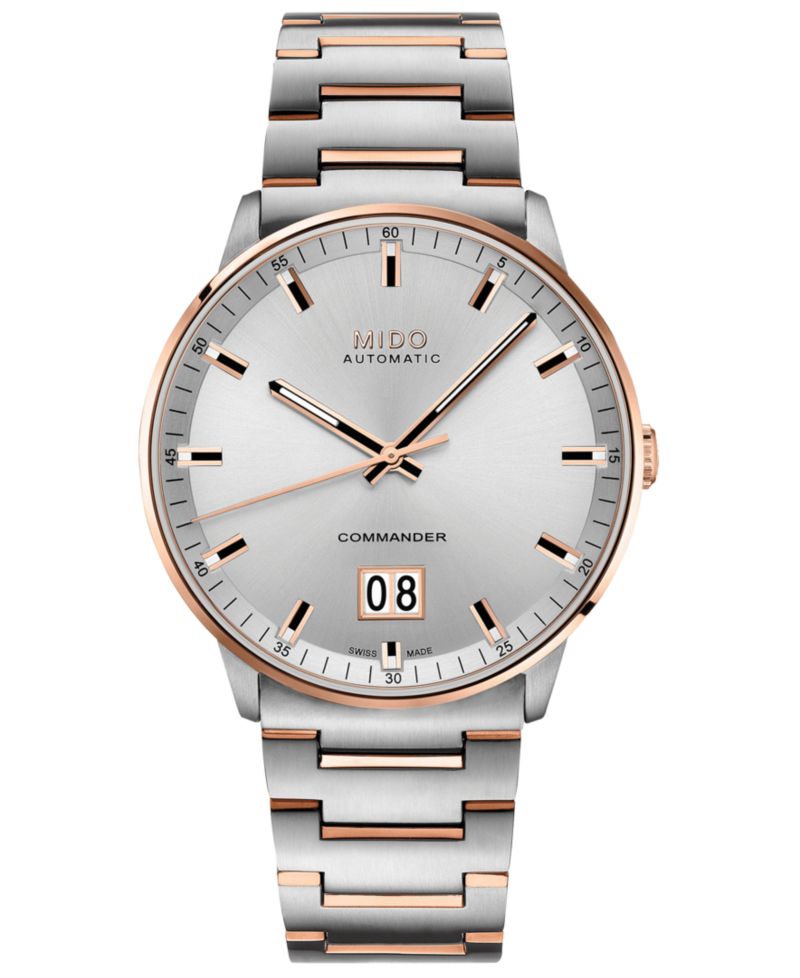 Men's Swiss Automatic Commander II BigDate Two-Tone Stainless Steel Bracelet Watch 42mm